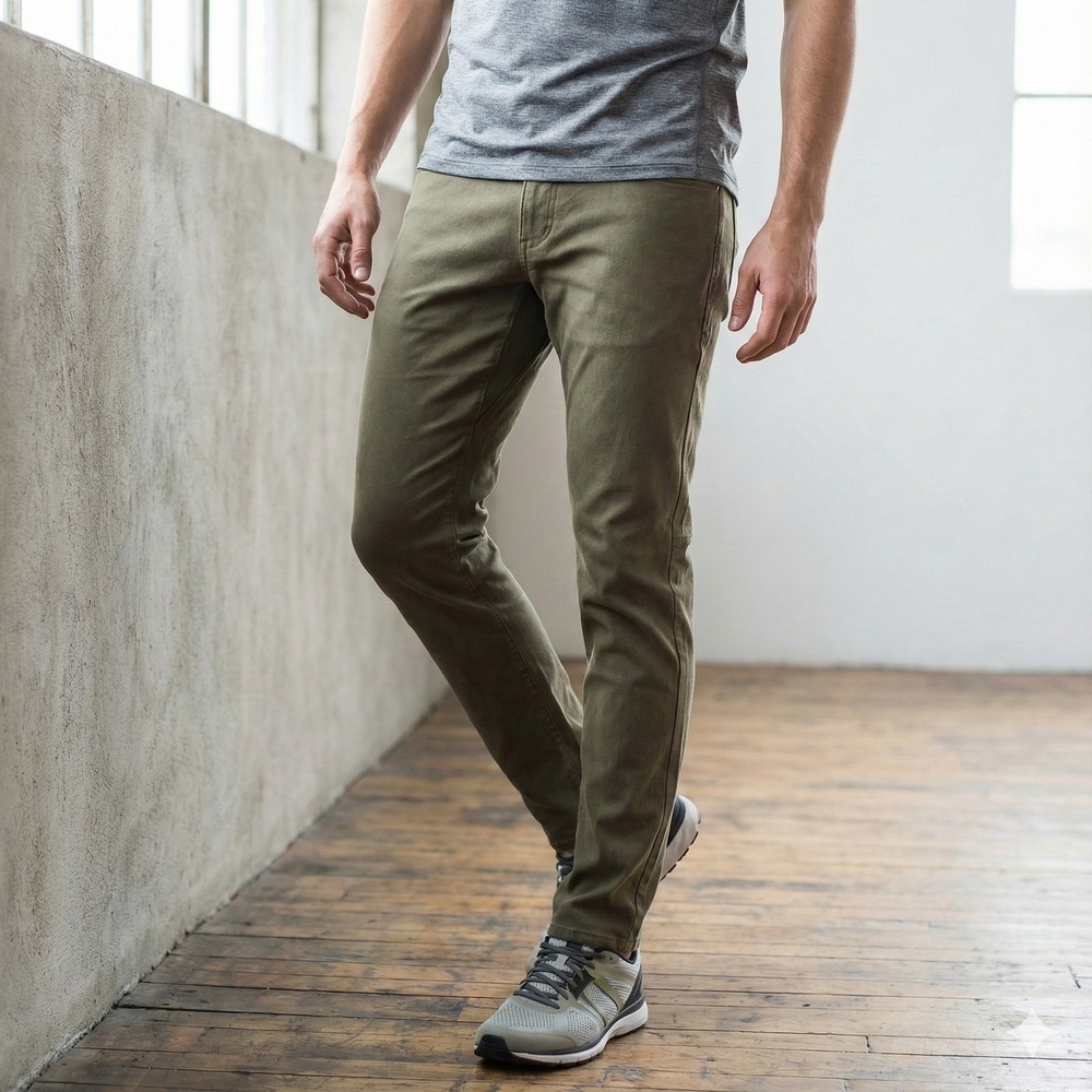 Lululemon ABC‎ Slim-Fit Pant Mens 30 32" Utilitech Dark Olive Chinos Golf Travel